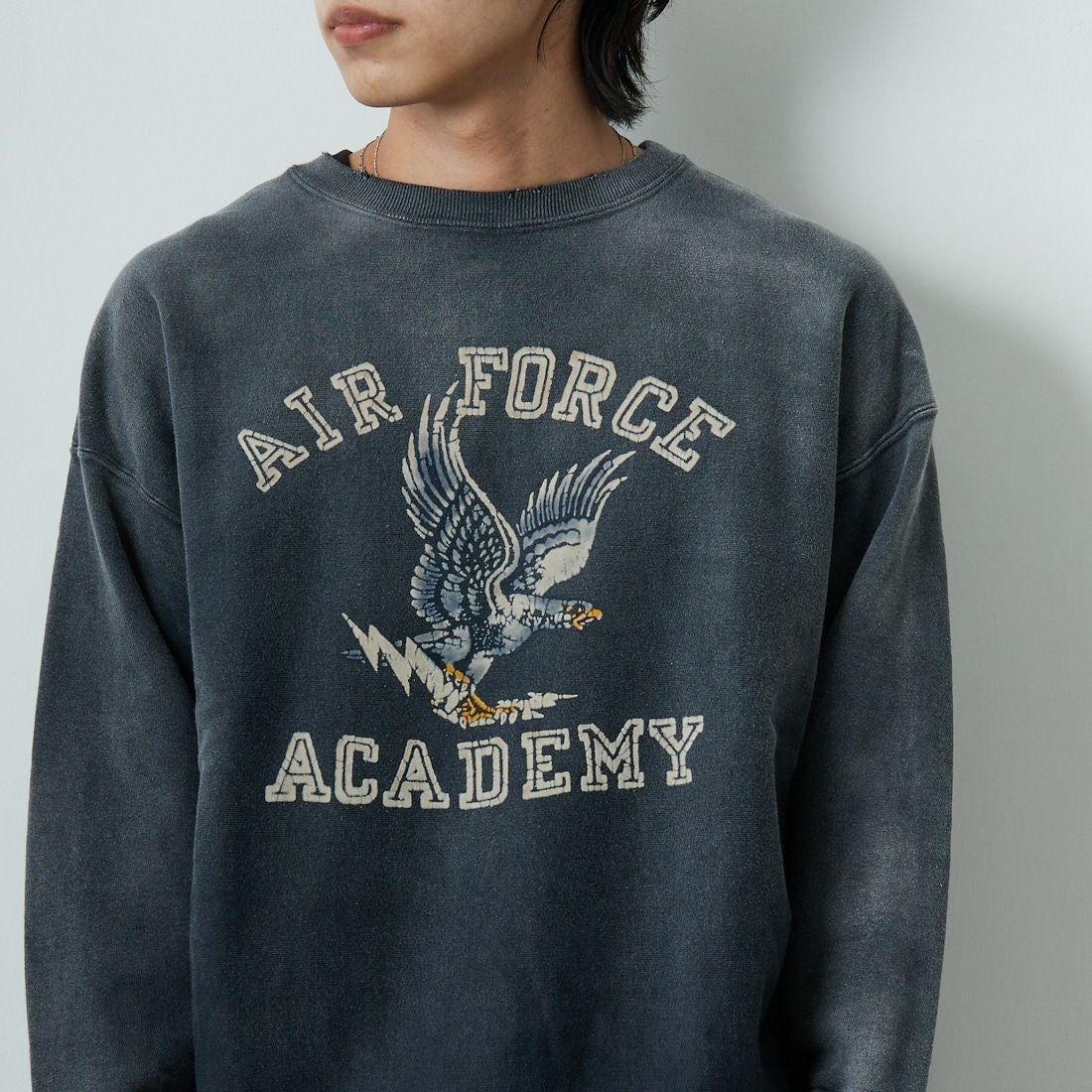 BOW WOW [バウワウ] U.S. AIR FORCE フロッキーロゴスウェット [BW252-UAES] AGED BLACK