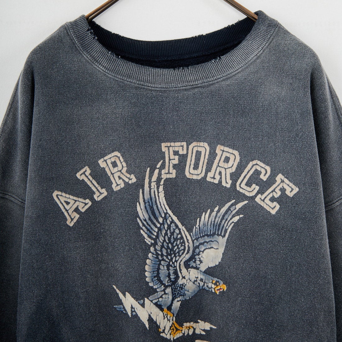BOW WOW [バウワウ] U.S. AIR FORCE フロッキーロゴスウェット [BW252-UAES] AGED BLACK