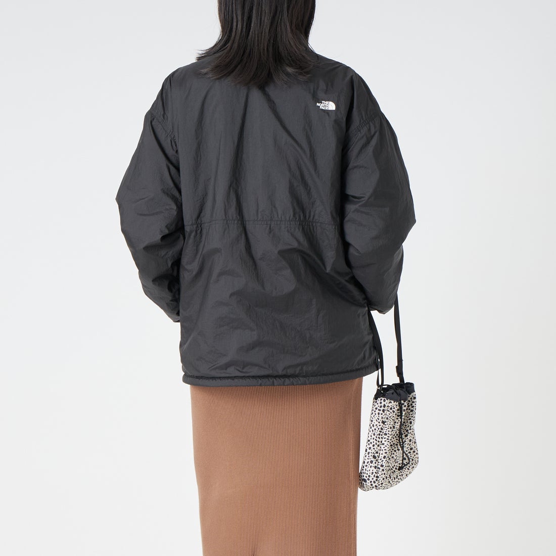 THE NORTH FACE [ザ ノースフェイス] リバーシブル エクストリームパイルフリースジャケット [NP72536] K &&モデル身長：162cm 着用サイズ：S&&