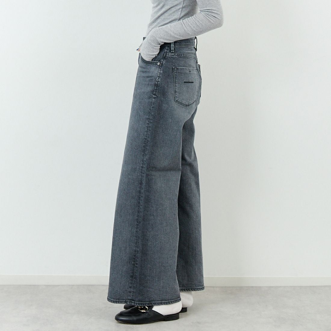 YANUK [ヤヌーク] ルーズバギー KATE/ケイト [57153089] OFG &&モデル身長：167cm 着用サイズ：25&&