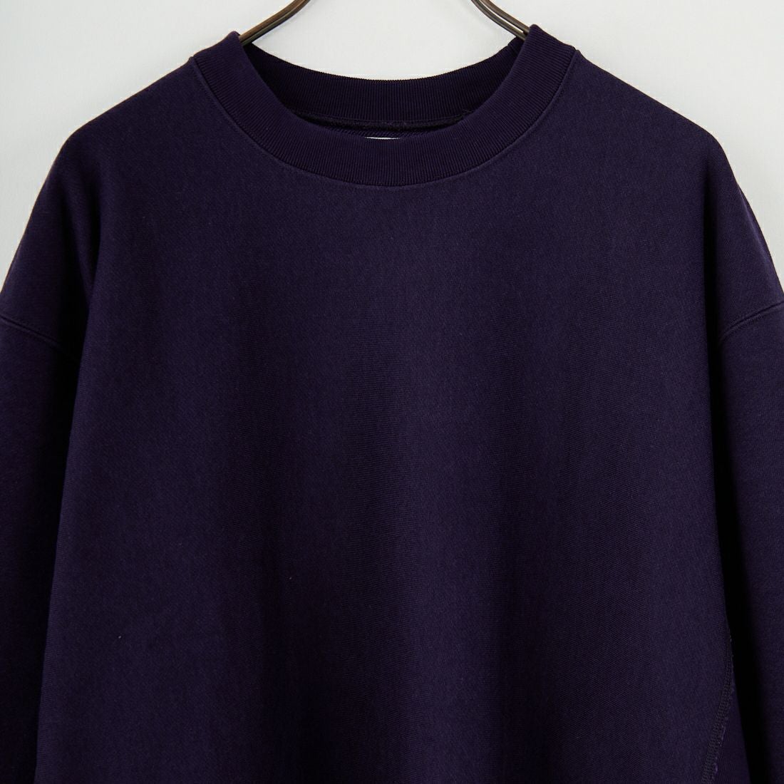 blurhms ROOTSTOCK [ブラームス ルーツストック] ソフト&ハードスウェット クルーネックワイドプルオーバー [BROOTS24F26F25] 04 D.PURPL