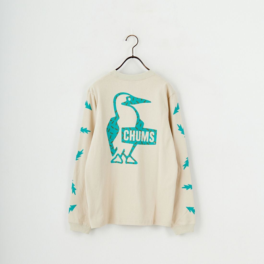 CHUMS [チャムス] パターンブラッシュドロングスリーブTシャツ [CH11-2636] G057 GREIG