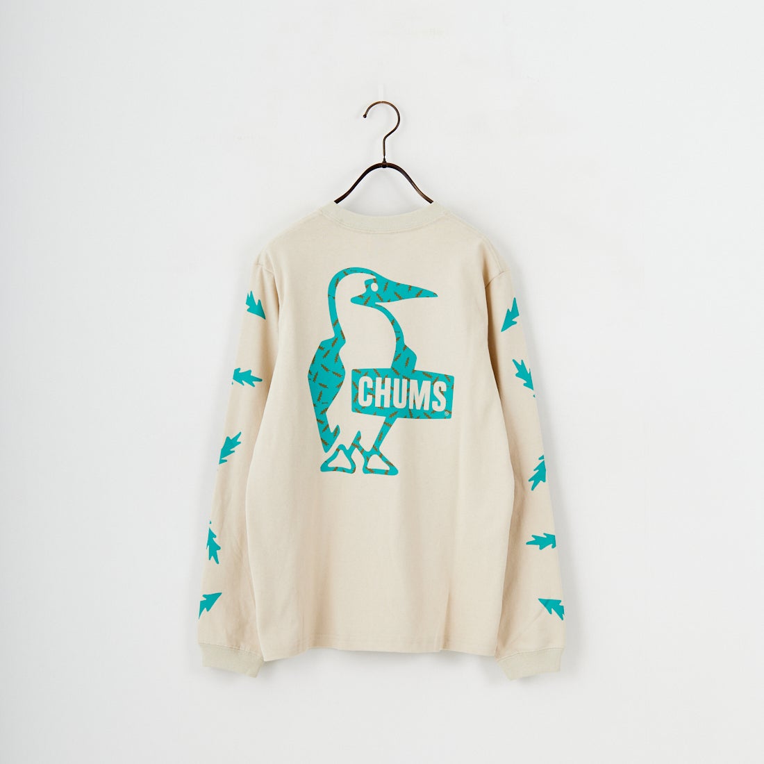 CHUMS [チャムス] パターンブラッシュドロングスリーブTシャツ [CH11-2636] G057 GREIG