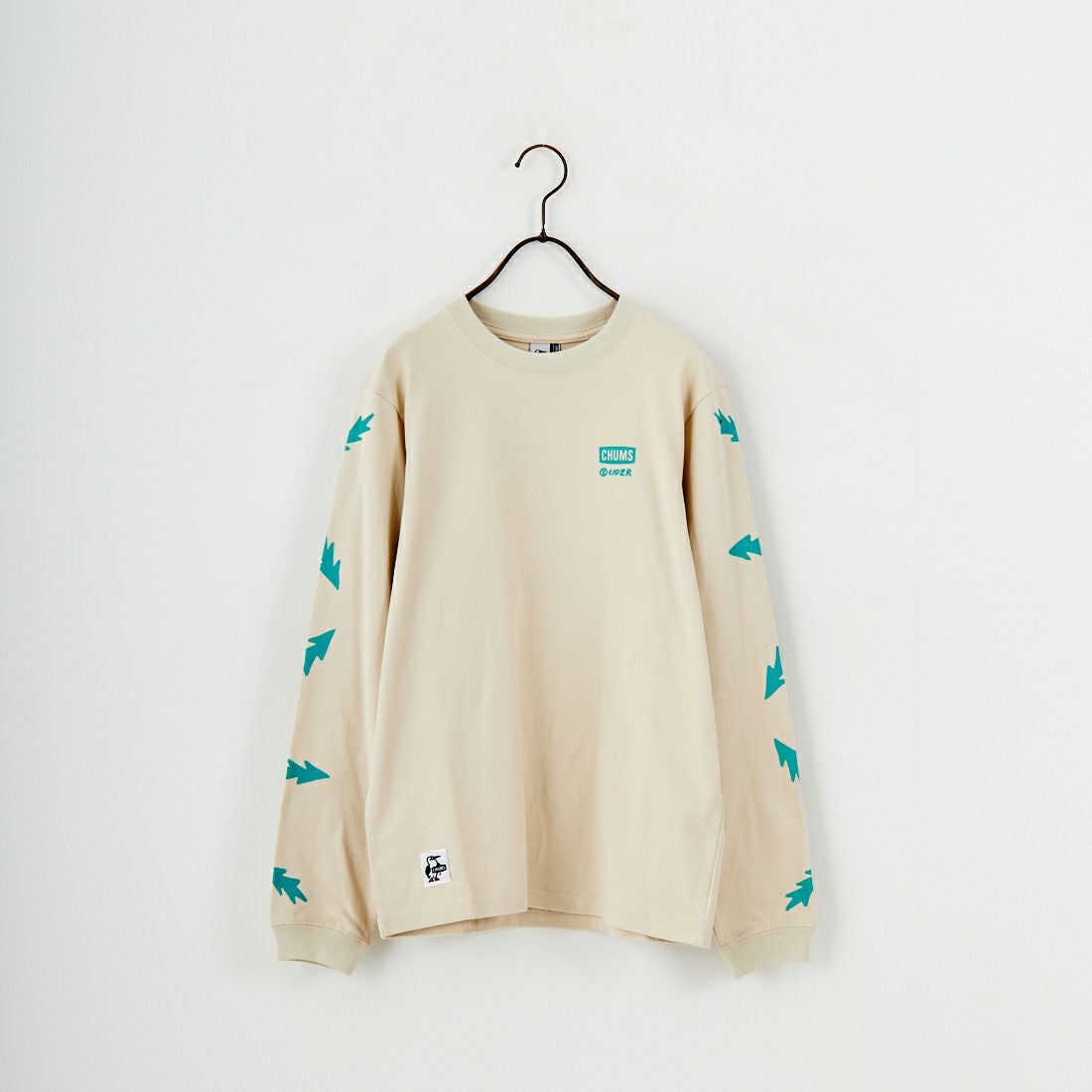 CHUMS [チャムス] パターンブラッシュドロングスリーブTシャツ [CH11-2636] G057 GREIG