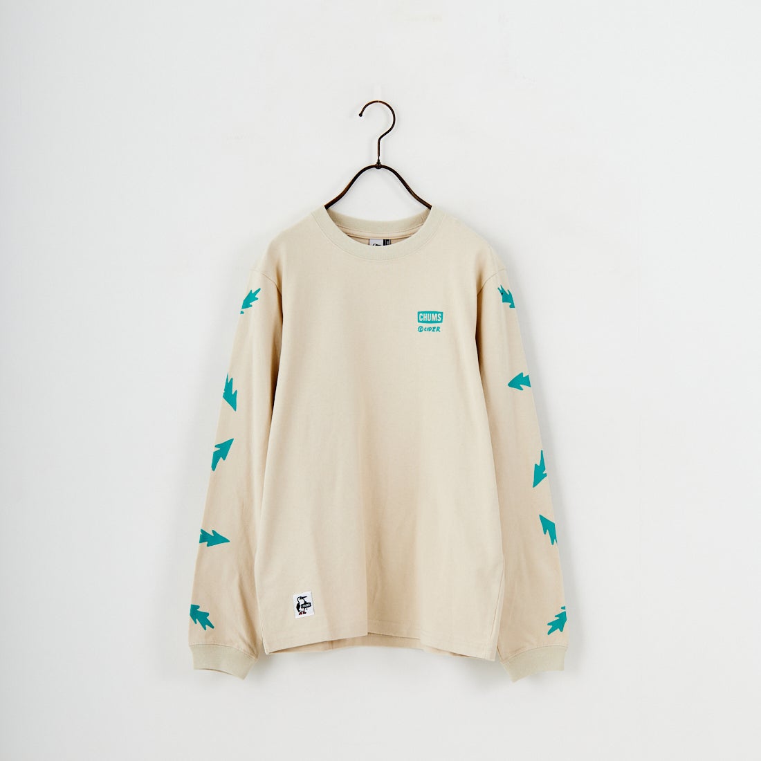 CHUMS [チャムス] パターンブラッシュドロングスリーブTシャツ [CH11-2636] G057 GREIG