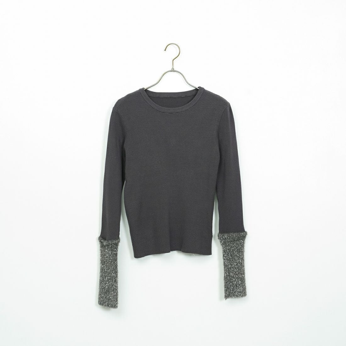 Jf Ready Made [ジェイエフレディメイド] ラメシャギーアームウォーマーニット [986-14102] ﾁｬｺｰﾙ