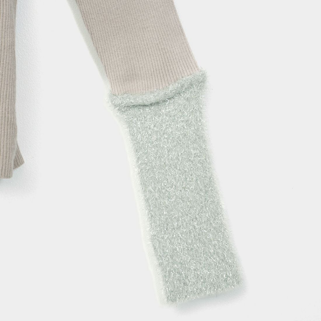 Jf Ready Made [ジェイエフレディメイド] ラメシャギーアームウォーマーニット [986-14102] ｸﾞﾚｰｼﾞｭ