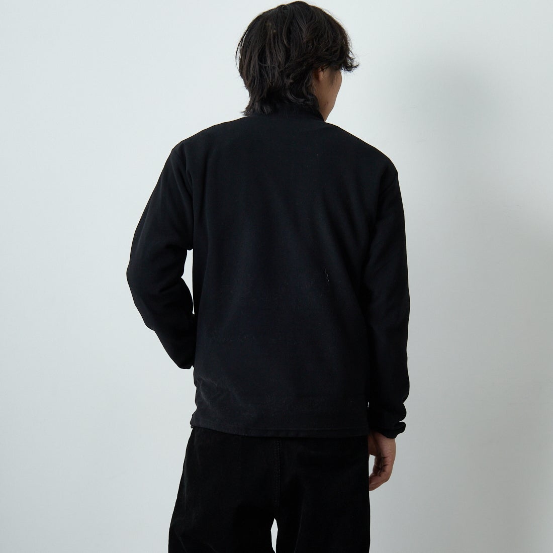 Goldwin [ゴールドウィン] ポーラテックパワーストレッチ ハーフジッププルオーバー [GL34313] BK &&モデル身長：179cm 着用サイズ：2&&