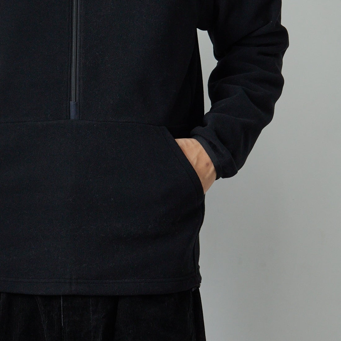 Goldwin [ゴールドウィン] ポーラテックパワーストレッチ ハーフジッププルオーバー [GL34313] BK