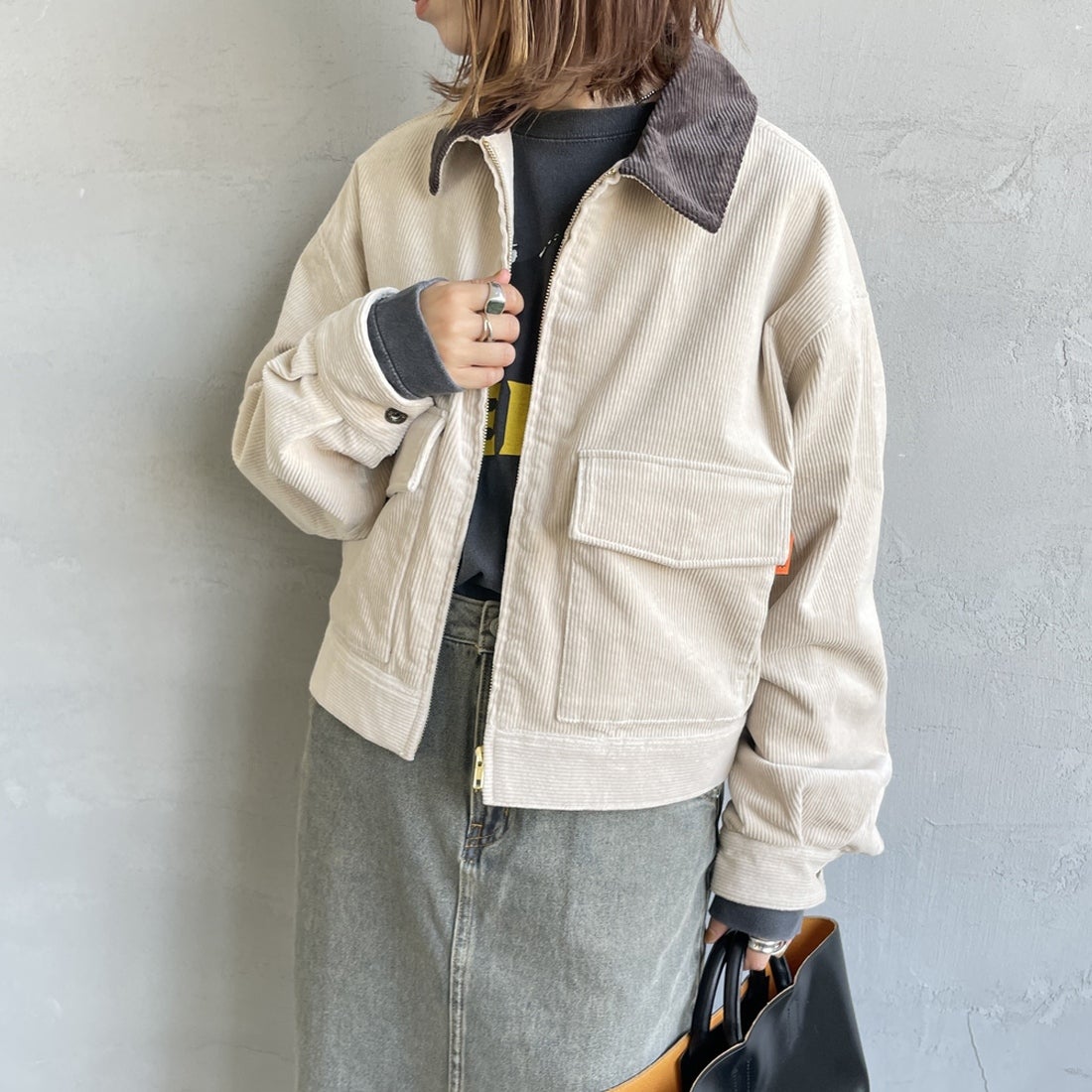 GREIGE&&モデル身長：158cm 着用サイズ：F&&