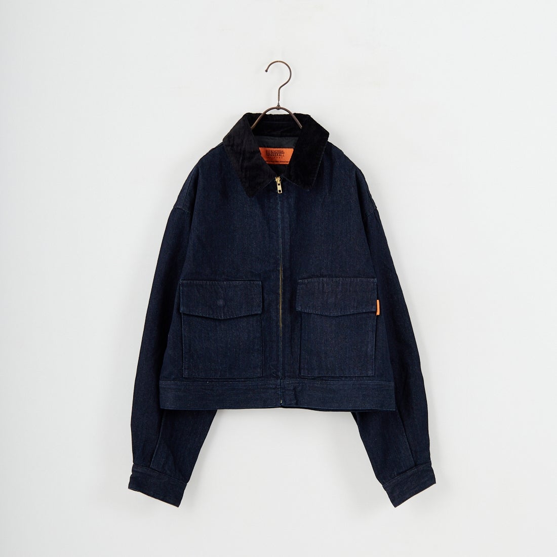 UNIVERSAL OVERALL [ユニバーサルオーバーオール] 別注 ショート丈ワークジャケット [U2532472IN-JF] O.W
