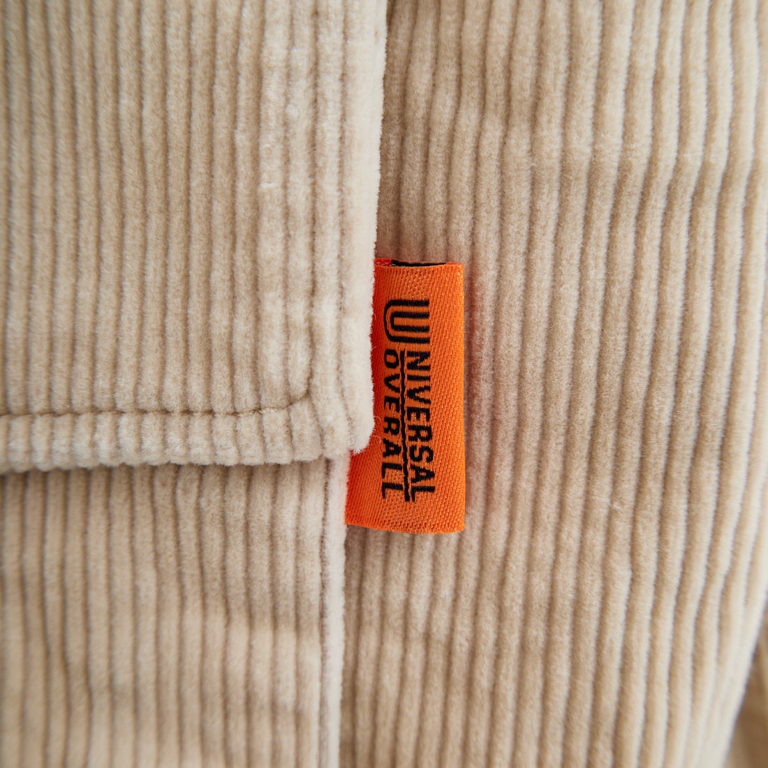 UNIVERSAL OVERALL [ユニバーサルオーバーオール] 別注 ショート丈ワークジャケット [U2532472IN-JF] GREIGE