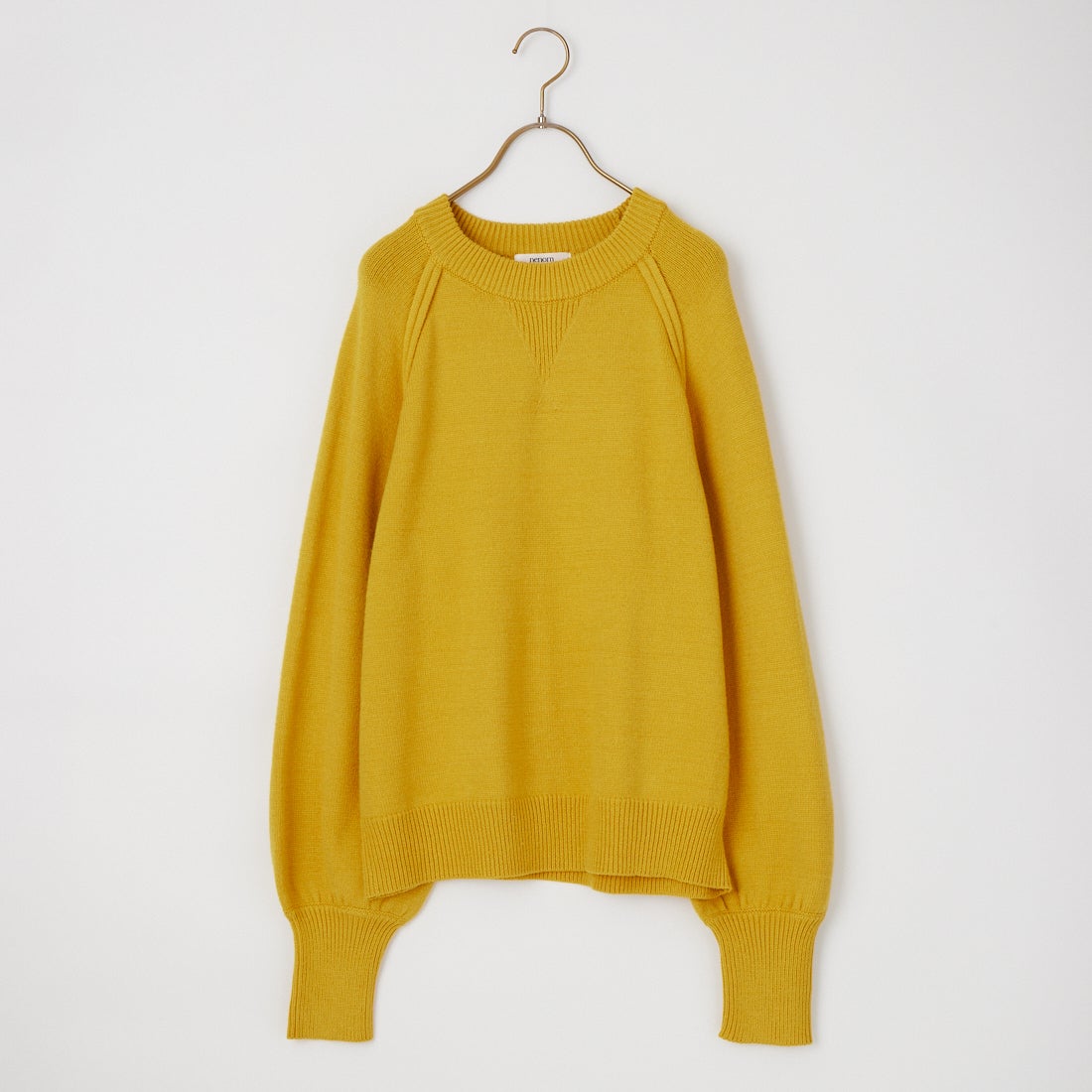nenom [ネノム] スウェットライクニットプルオーバー [NE24131038] 31 YELLOW