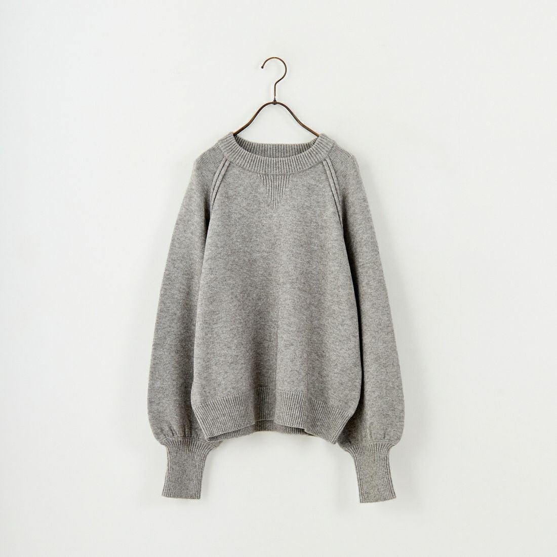 nenom [ネノム] スウェットライクニットプルオーバー [NE24131038] 07 GRAY