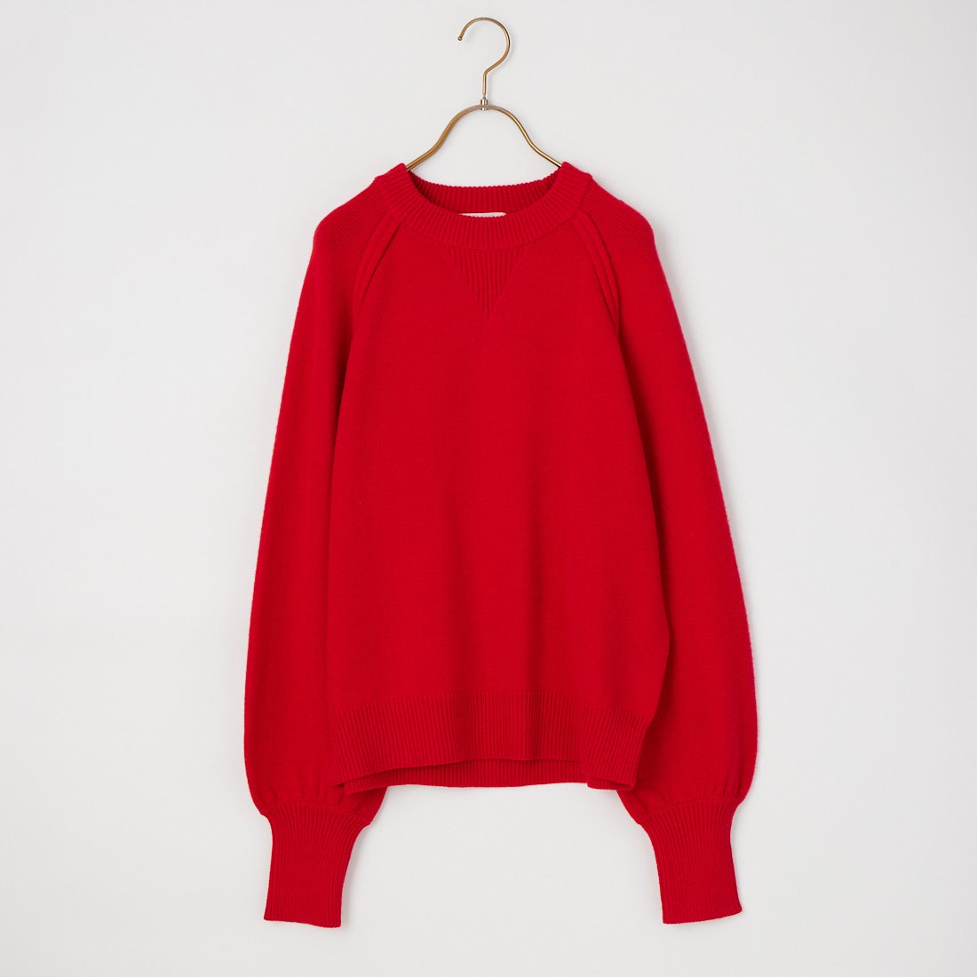 nenom [ネノム] スウェットライクニットプルオーバー [NE24131038] 46 RED