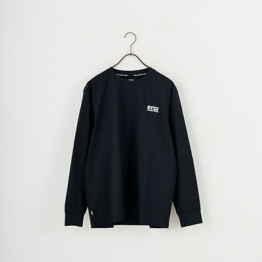 SY32 [エスワイサーティトゥ] サークルロゴバックプリント ロングスリーブTシャツ [15502] BLACK