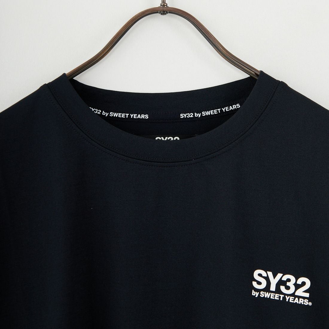 SY32 [エスワイサーティトゥ] サークルロゴバックプリント ロングスリーブTシャツ [15502] BLACK