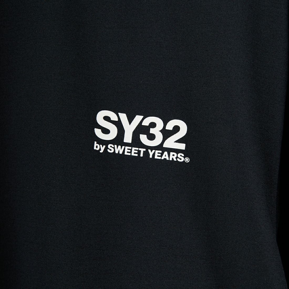 SY32 [エスワイサーティトゥ] サークルロゴバックプリント ロングスリーブTシャツ [15502] BLACK