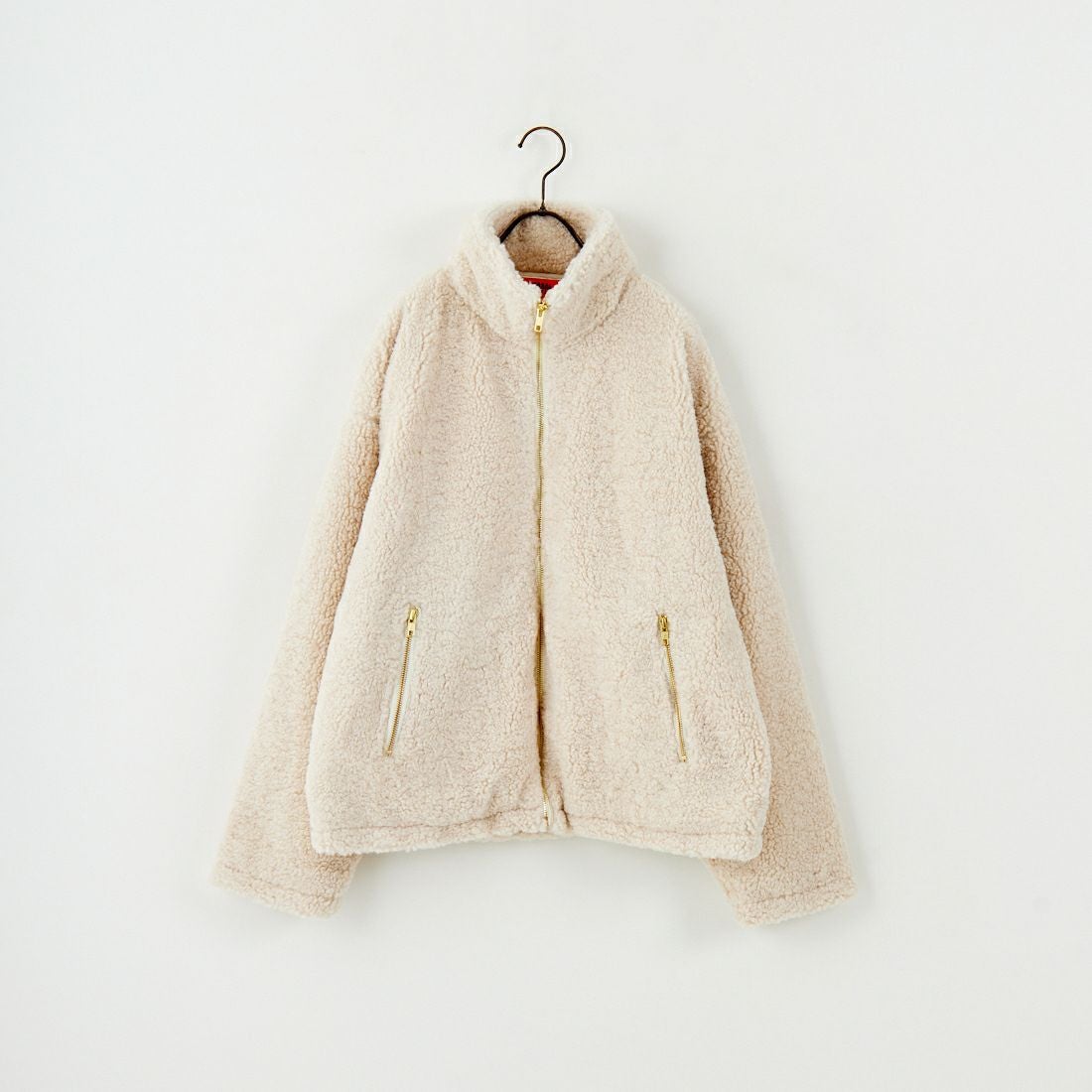 UNIVERSAL OVERALL [ユニバーサルオーバーオール] 別注 カールボアブルゾン [U2532400IN-JF] IVORY