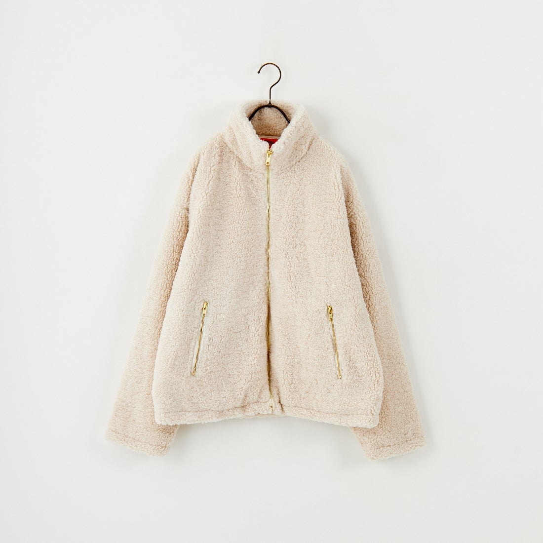 UNIVERSAL OVERALL [ユニバーサルオーバーオール] 別注 カールボアブルゾン [U2532400IN-JF] IVORY