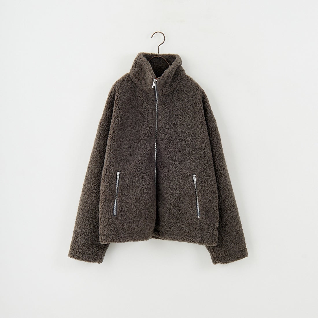 UNIVERSAL OVERALL [ユニバーサルオーバーオール] 別注 カールボアブルゾン [U2532400IN-JF] CHARCOAL