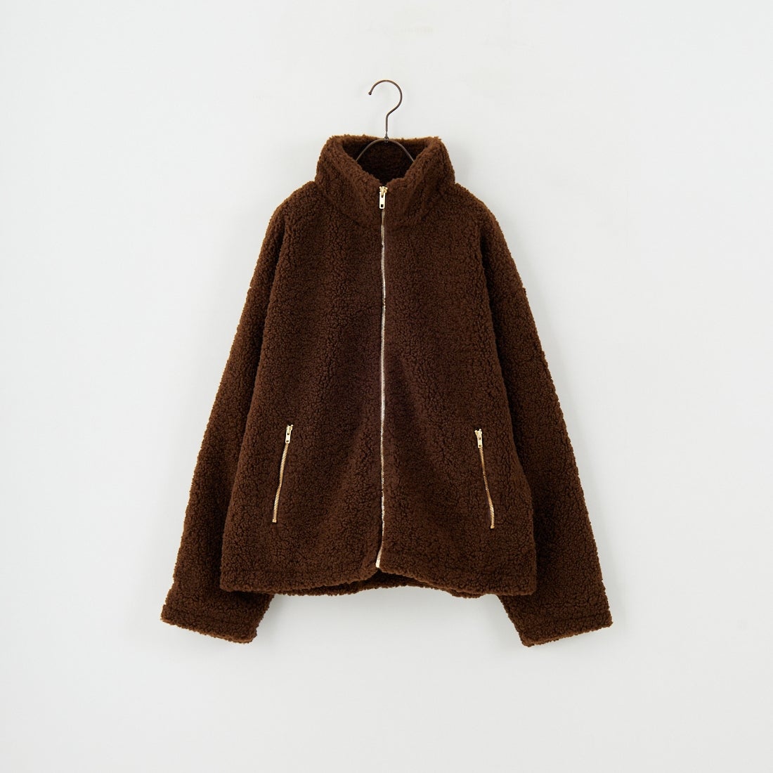 UNIVERSAL OVERALL [ユニバーサルオーバーオール] 別注 カールボアブルゾン [U2532400IN-JF] BROWN