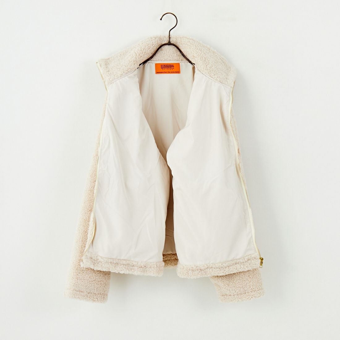 UNIVERSAL OVERALL [ユニバーサルオーバーオール] 別注 カールボアブルゾン [U2532400IN-JF] IVORY