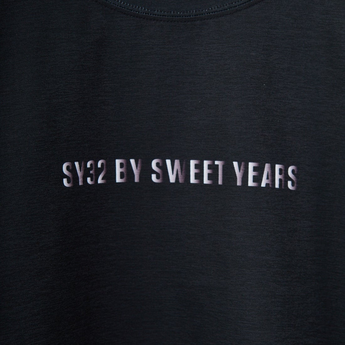 SY32 [エスワイサーティトゥ] グラデーションロゴ ロングスリーブTシャツ [15507] BLACK