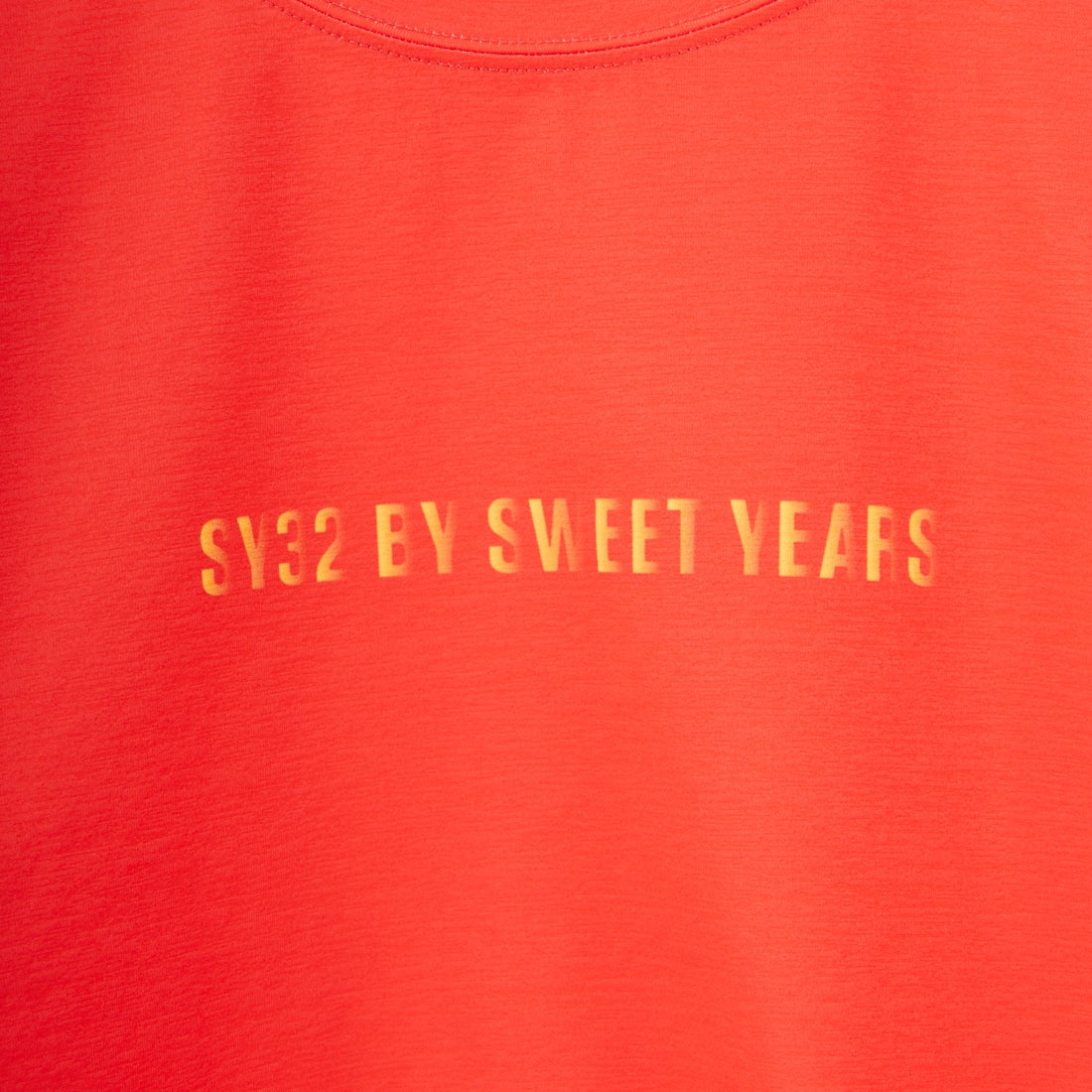 SY32 [エスワイサーティトゥ] グラデーションロゴ ロングスリーブTシャツ [15507] RED