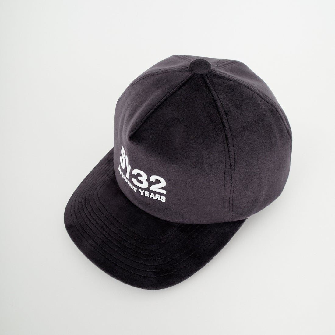 SY32 [エスワイサーティトゥ] ベロア 3レイヤーキャップ [15533] BLACK