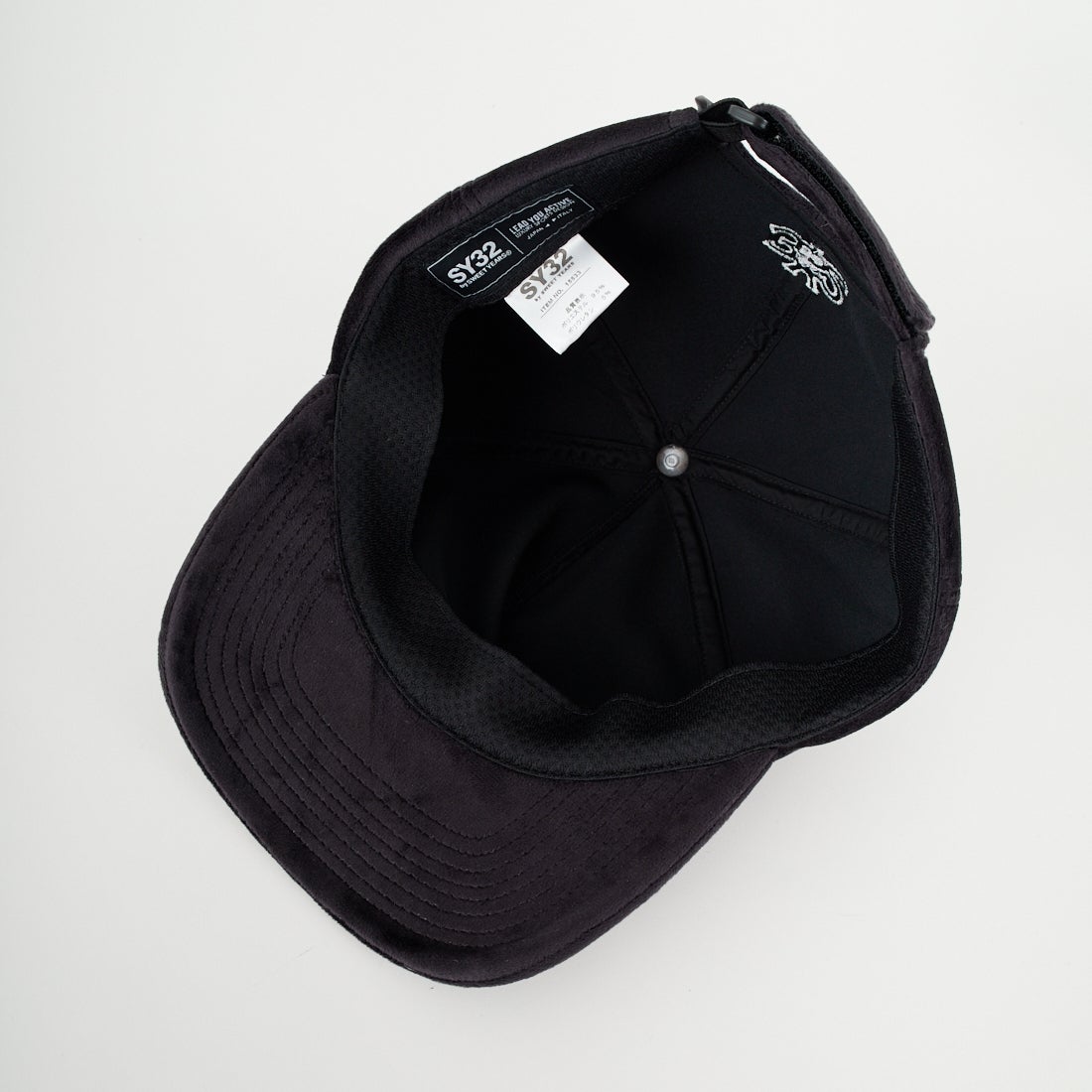 SY32 [エスワイサーティトゥ] ベロア 3レイヤーキャップ [15533] BLACK