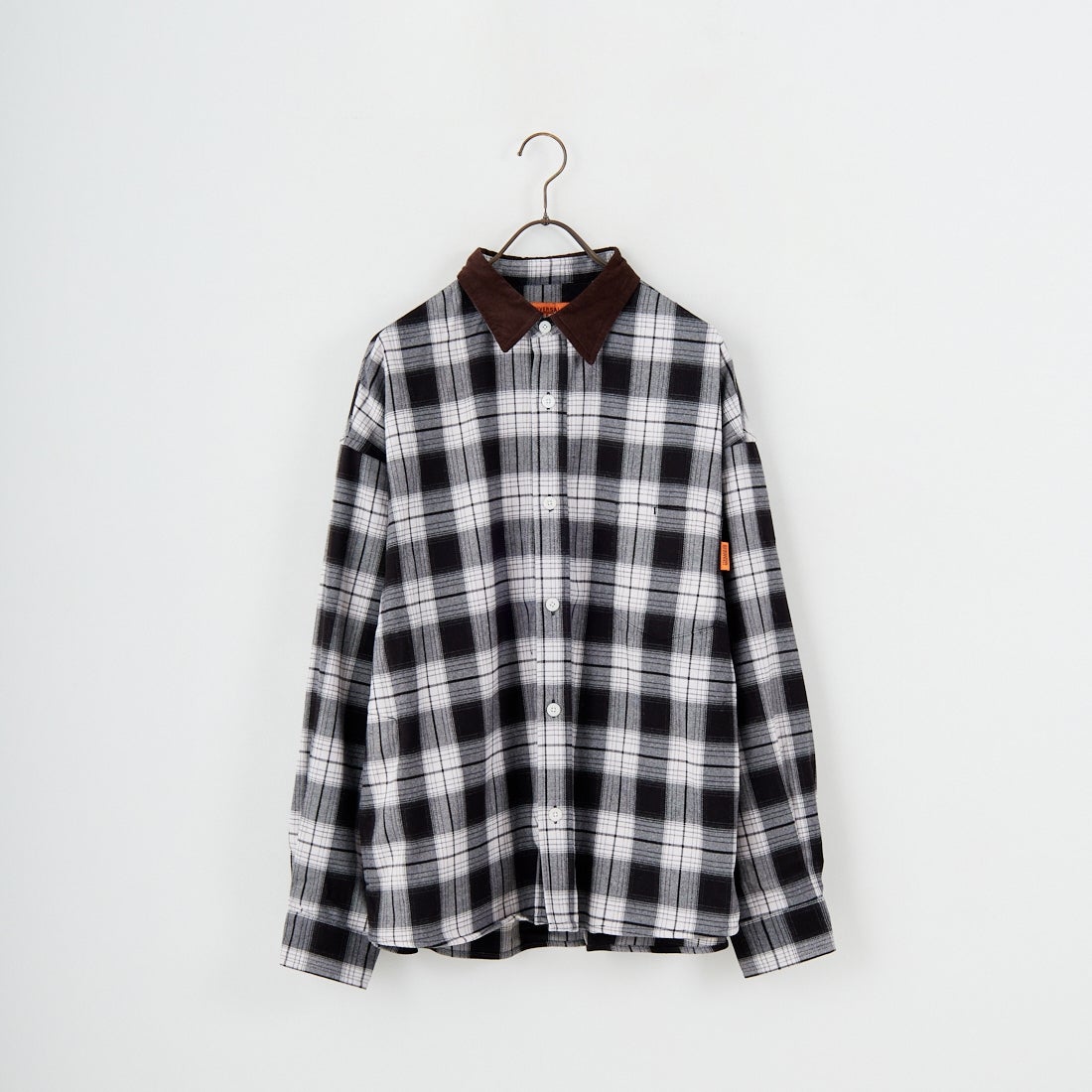 UNIVERSAL OVERALL [ユニバーサルオーバーオール] 別注 ビッグシルエットパジャマシャツ [U2511100IN-JF] BLACK