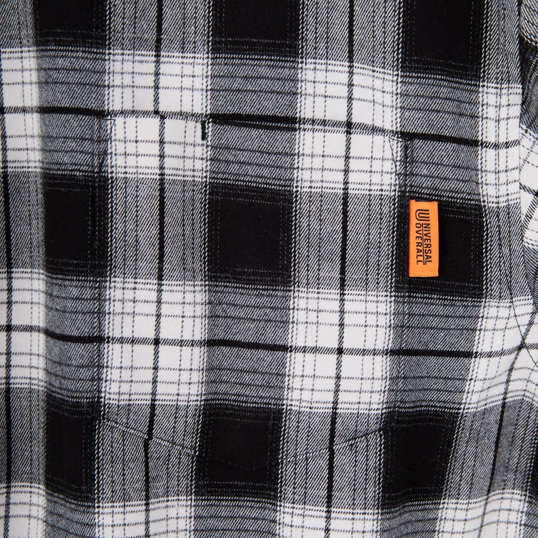UNIVERSAL OVERALL [ユニバーサルオーバーオール] 別注 ビッグシルエットパジャマシャツ [U2511100IN-JF] BLACK