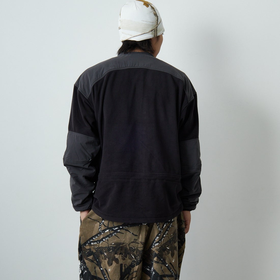 Marmot [マーモット] アルピニストテックセーター [MTFW25MFL032] BLACK &&モデル身長：179cm 着用サイズ：M&&