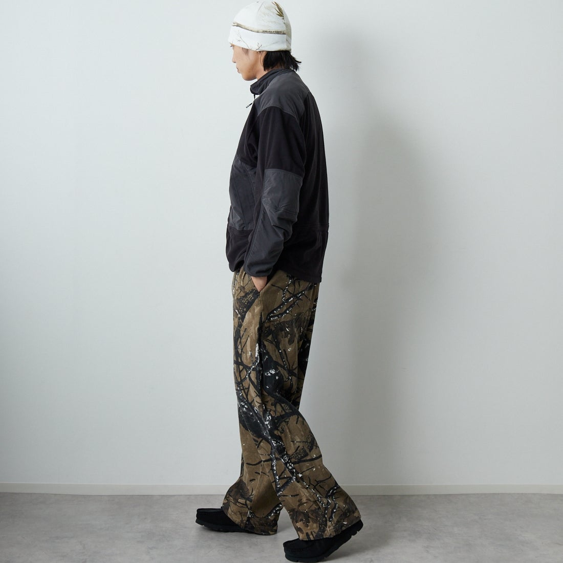 Marmot [マーモット] アルピニストテックセーター [MTFW25MFL032] BLACK &&モデル身長：179cm 着用サイズ：M&&