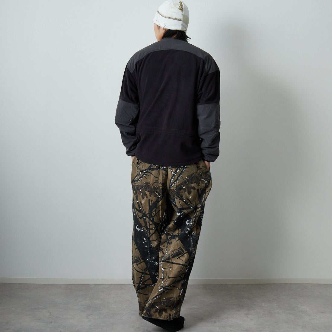 Marmot [マーモット] アルピニストテックセーター [MTFW25MFL032] BLACK &&モデル身長：179cm 着用サイズ：M&&