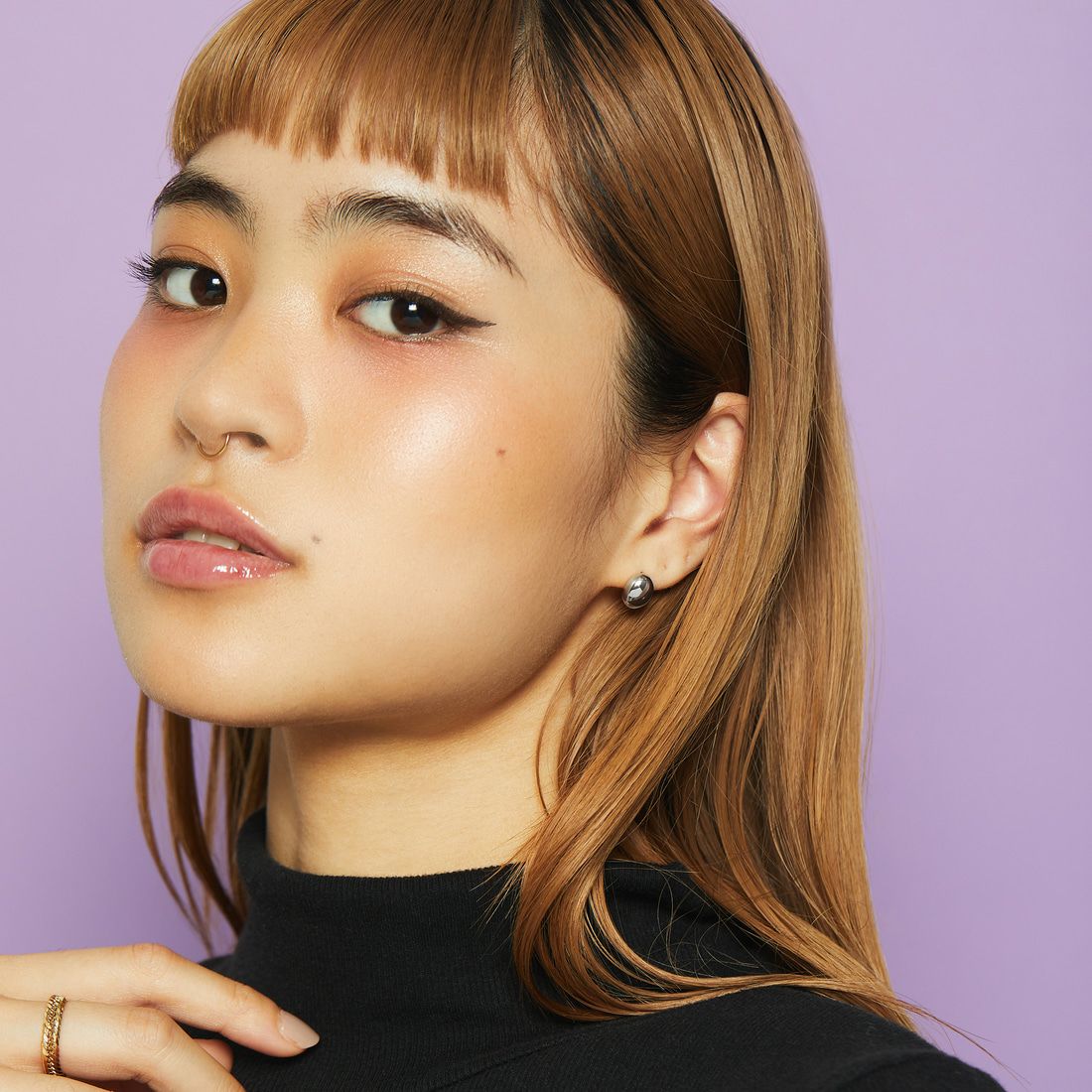 Baqless [バックレス] アミティ エッグ シルバー ピアス [AM-EG-SV] SILVER