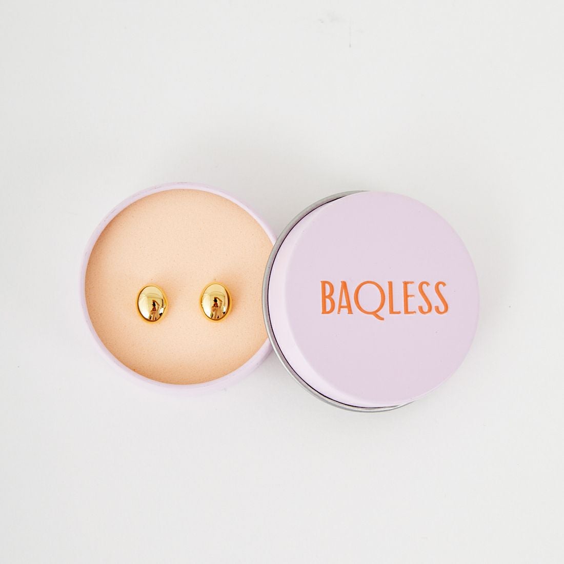 Baqless [バックレス] アミティ エッグ ゴールド ピアス [AM-EG-YG] GOLD