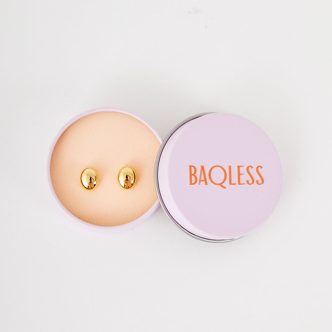 Baqless [バックレス] アミティ エッグ ゴールド ピアス [AM-EG-YG] GOLD