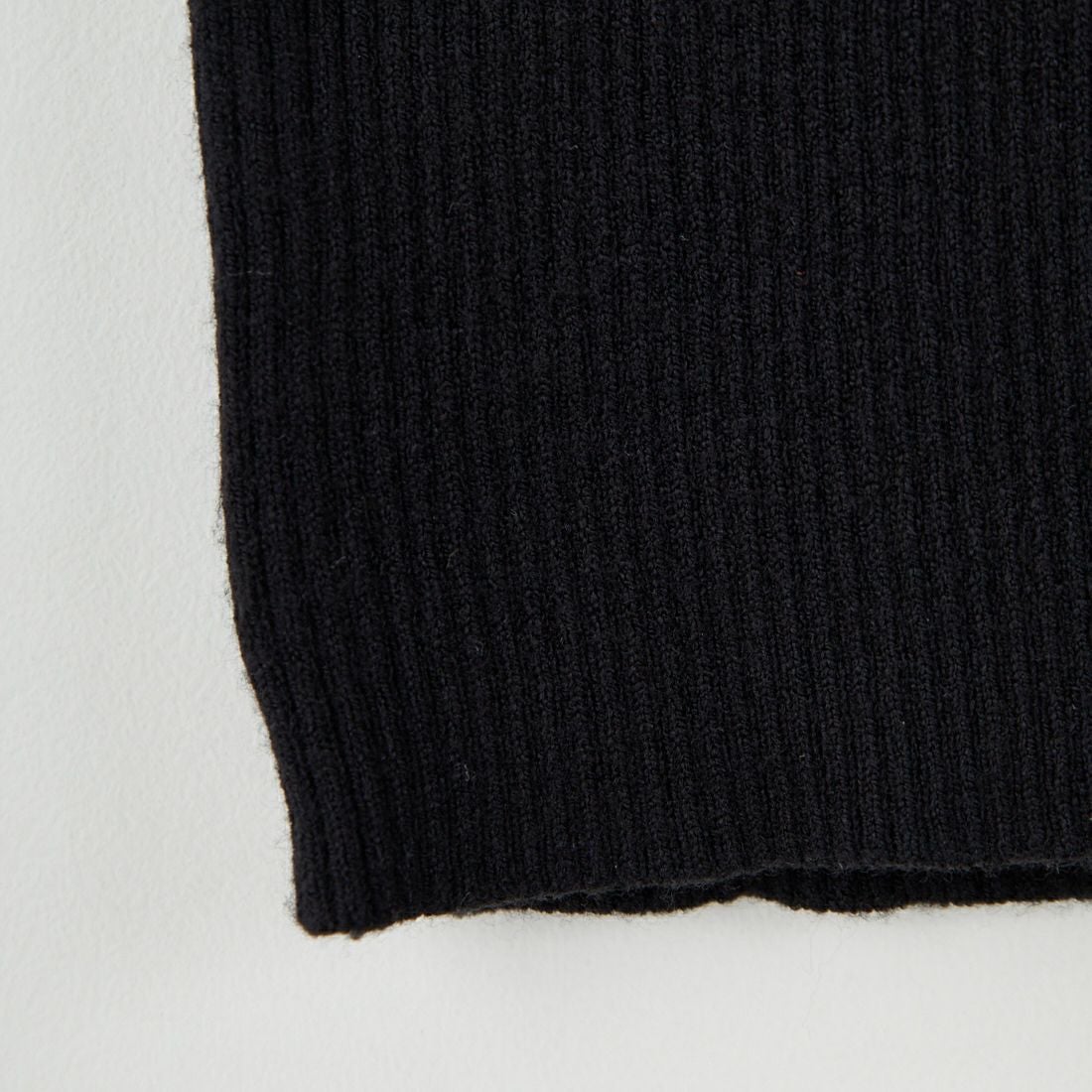 Maison de L'allure [メゾン ドゥ ラリュール] バイカラーリブニット [M23121008] 09 BLK/OFF