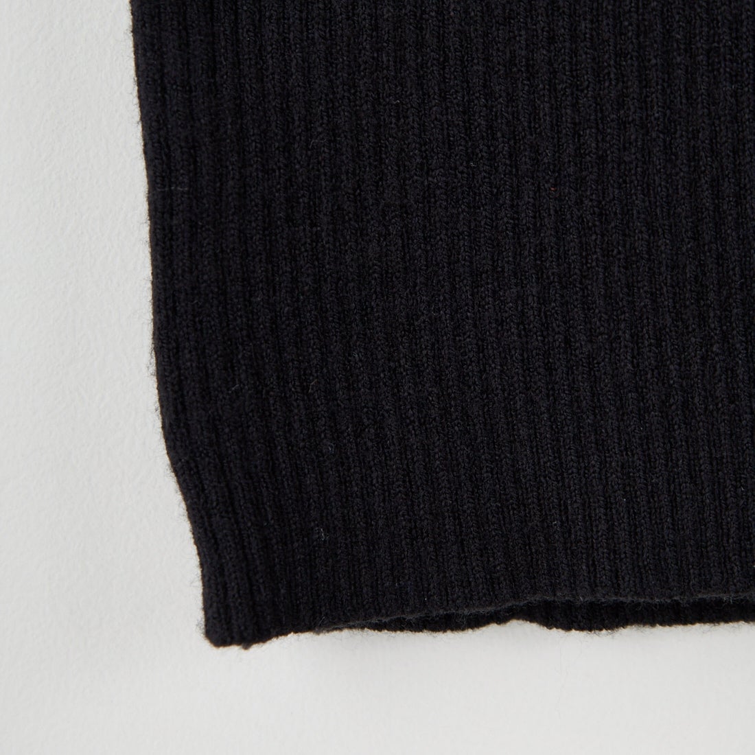 Maison de L'allure [メゾン ドゥ ラリュール] バイカラーリブニット [M23121008] 09 BLK/OFF