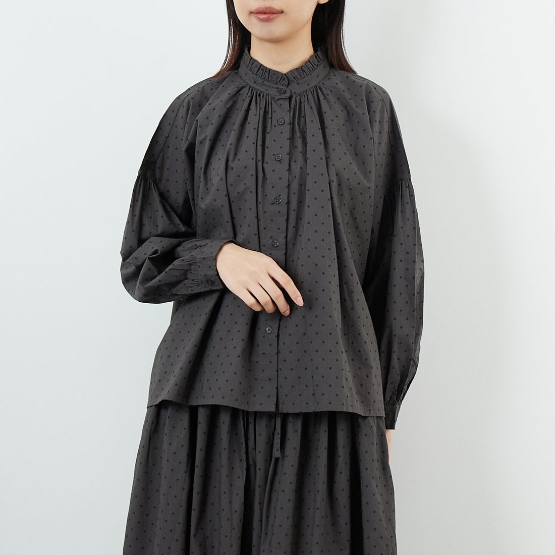 973M GY M.&&モデル身長：162cm 着用サイズ：1&&