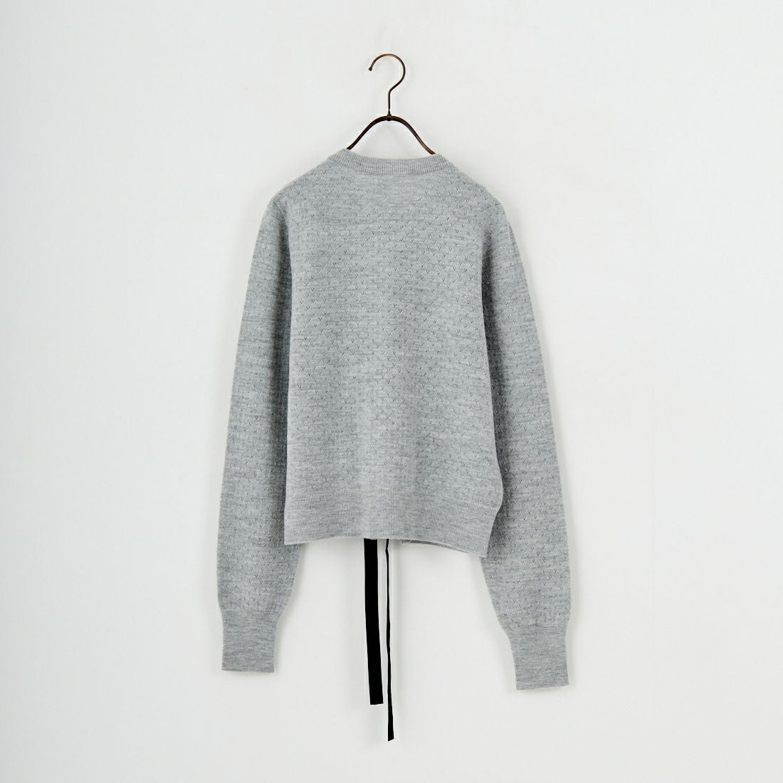 RhodolirioN [ロドリリオン] ボイルニット リボンカーディガン [RV1061] A H.GREY