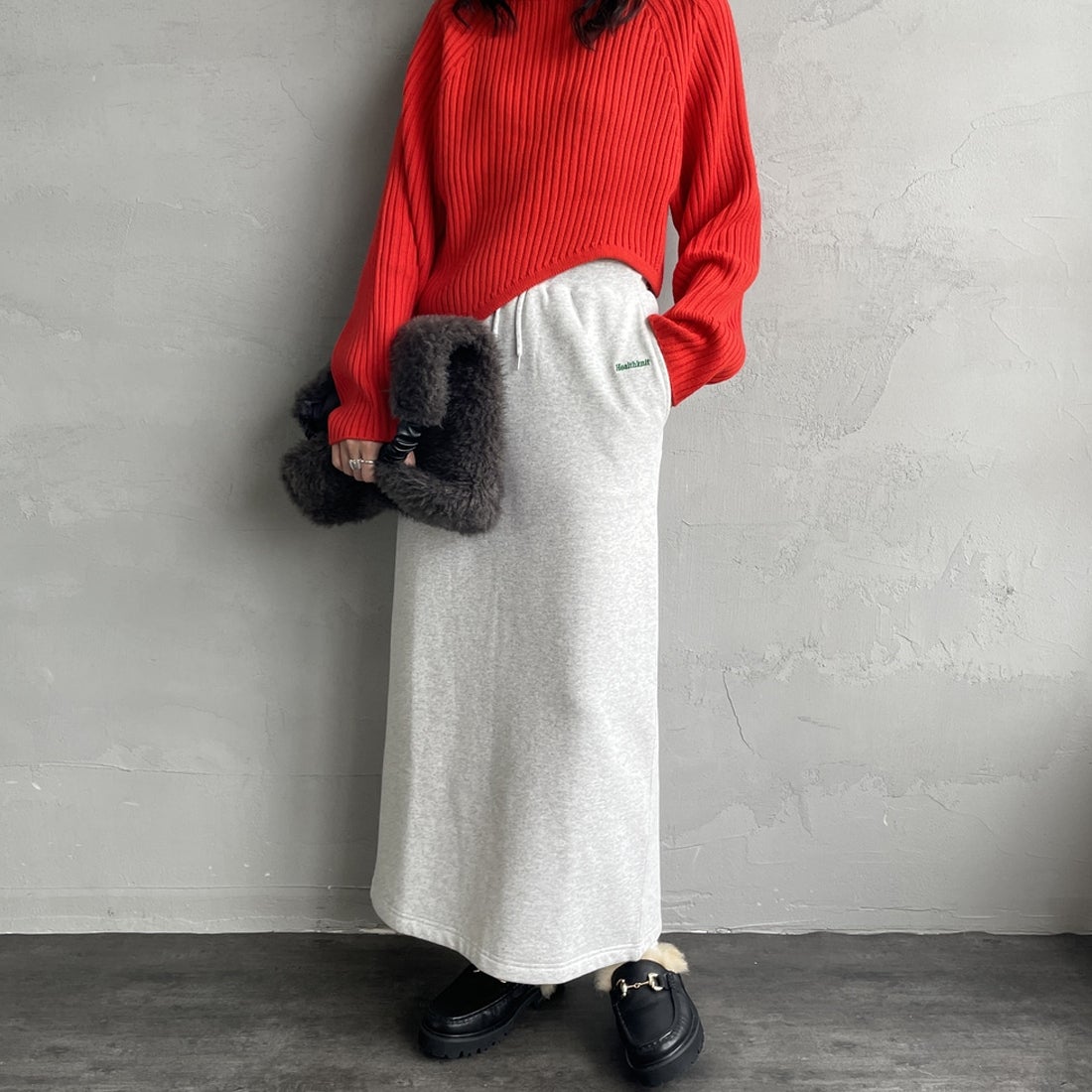 H.GRAY&&モデル身長：160cm 着用サイズ：S&&