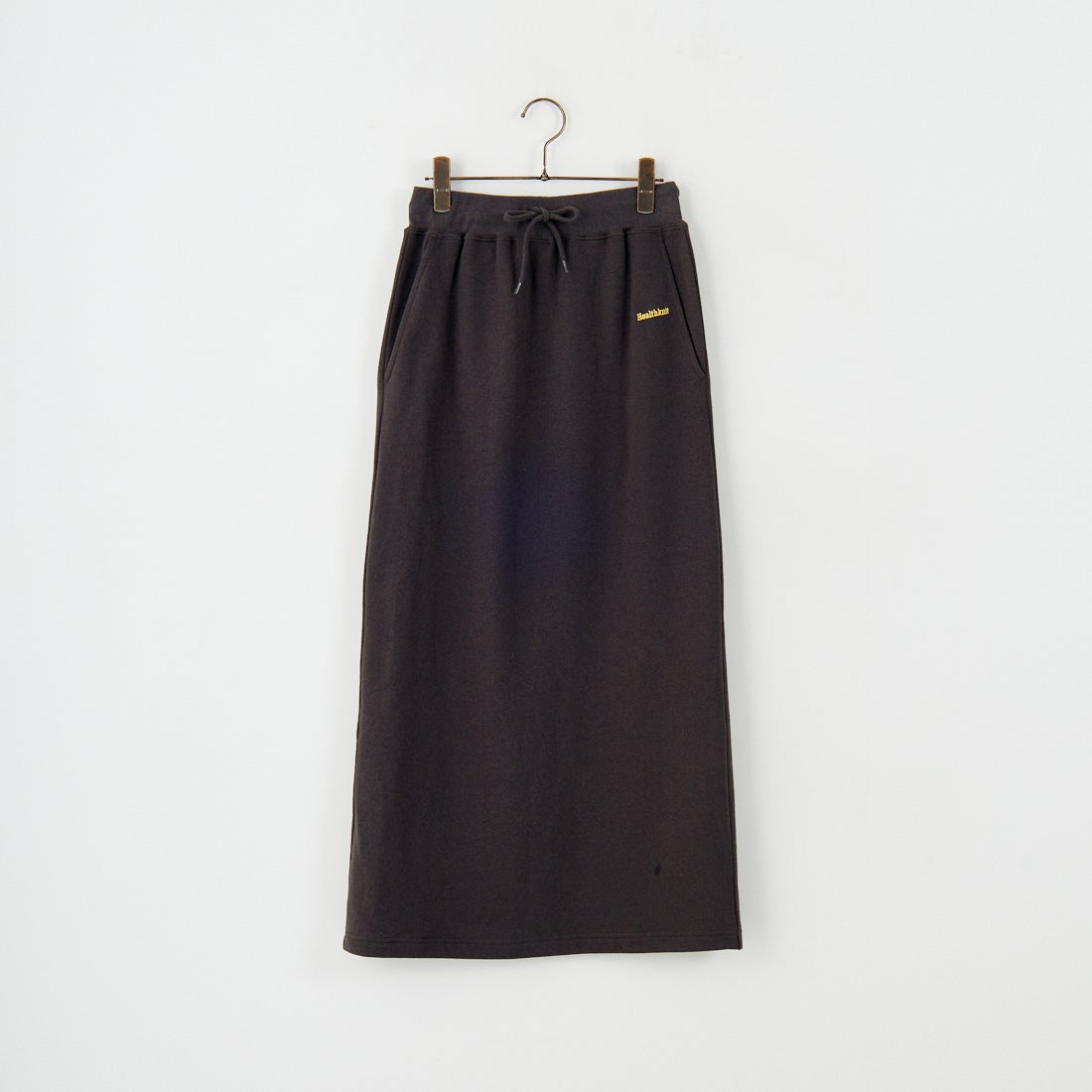 Health knit [ヘルスニット] クラシックスウェット ナローロングスカート [HR25F-L271IN-JF] CHARCOAL
