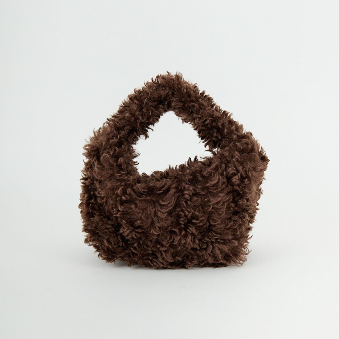 LE VERNIS [ル・ベルニ] フェイクファーマイクロバッグ [253-212506] ﾌﾞﾗｳﾝ