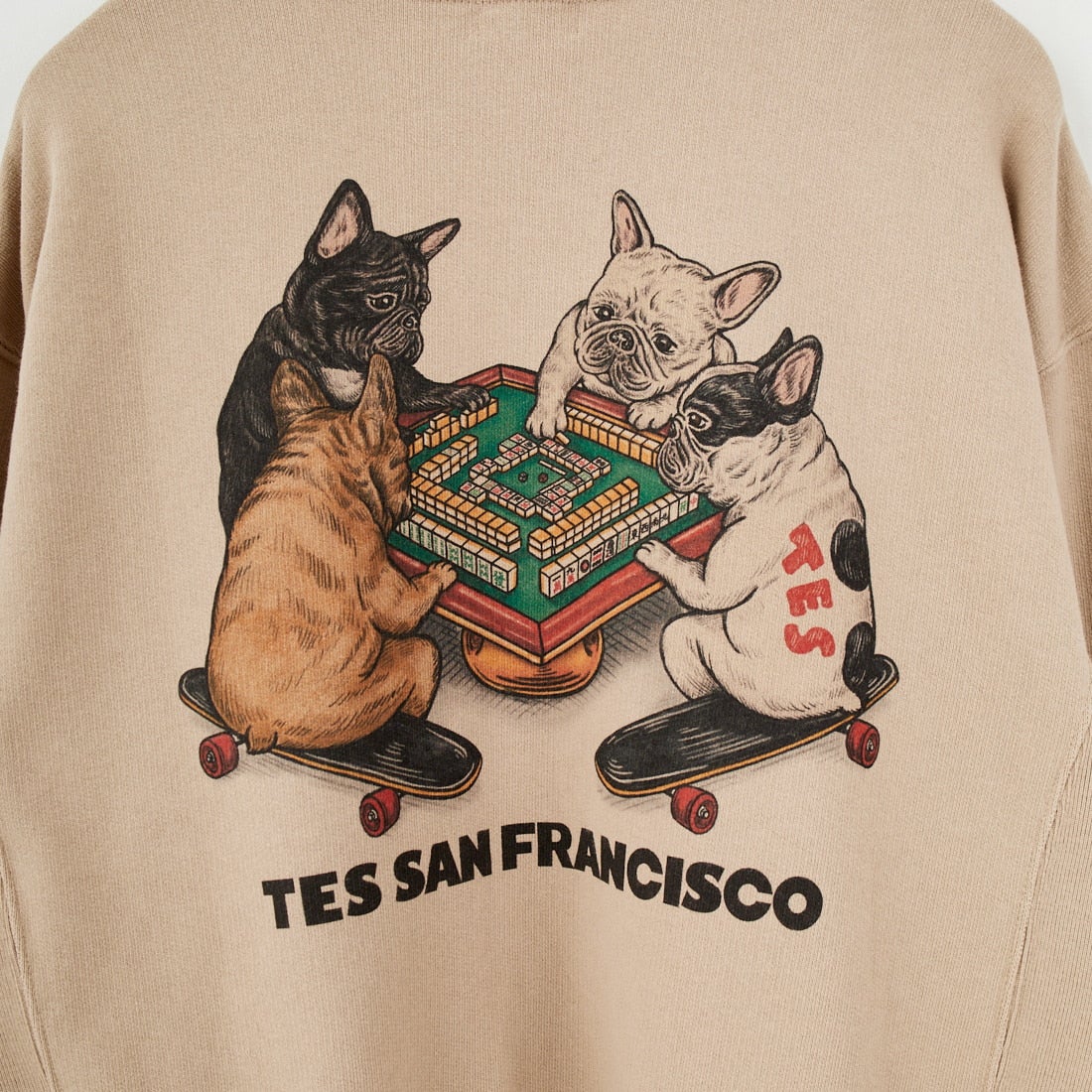 The Endless Summer [エンドレスサマー] YAKUMAN クルーネックスウェット [FH-25774325] 35 BEIGE