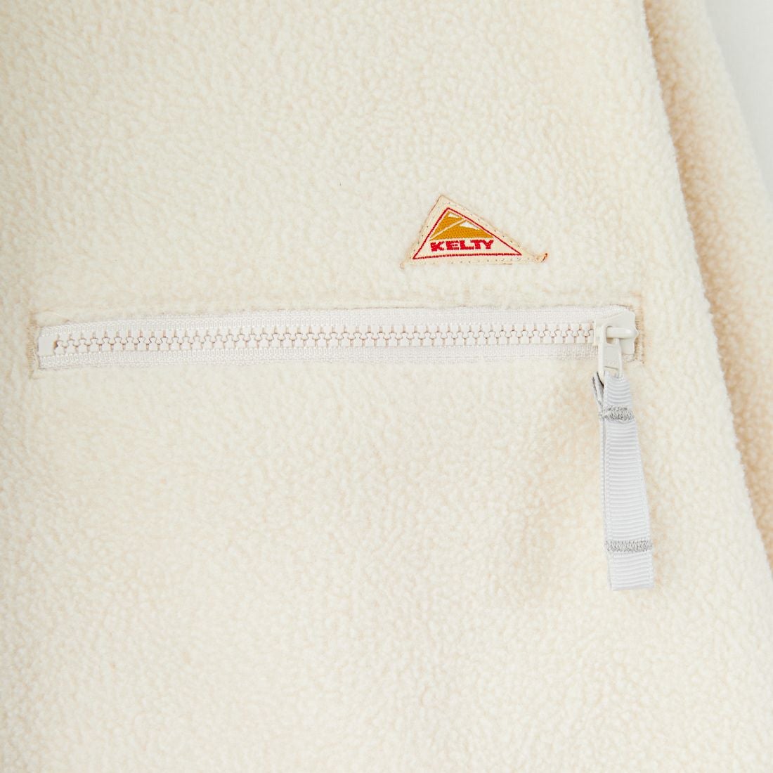 KELTY [ケルティ] 別注 クルーネック フリースカーディガン [KE254W30IN01-JF] IVORY