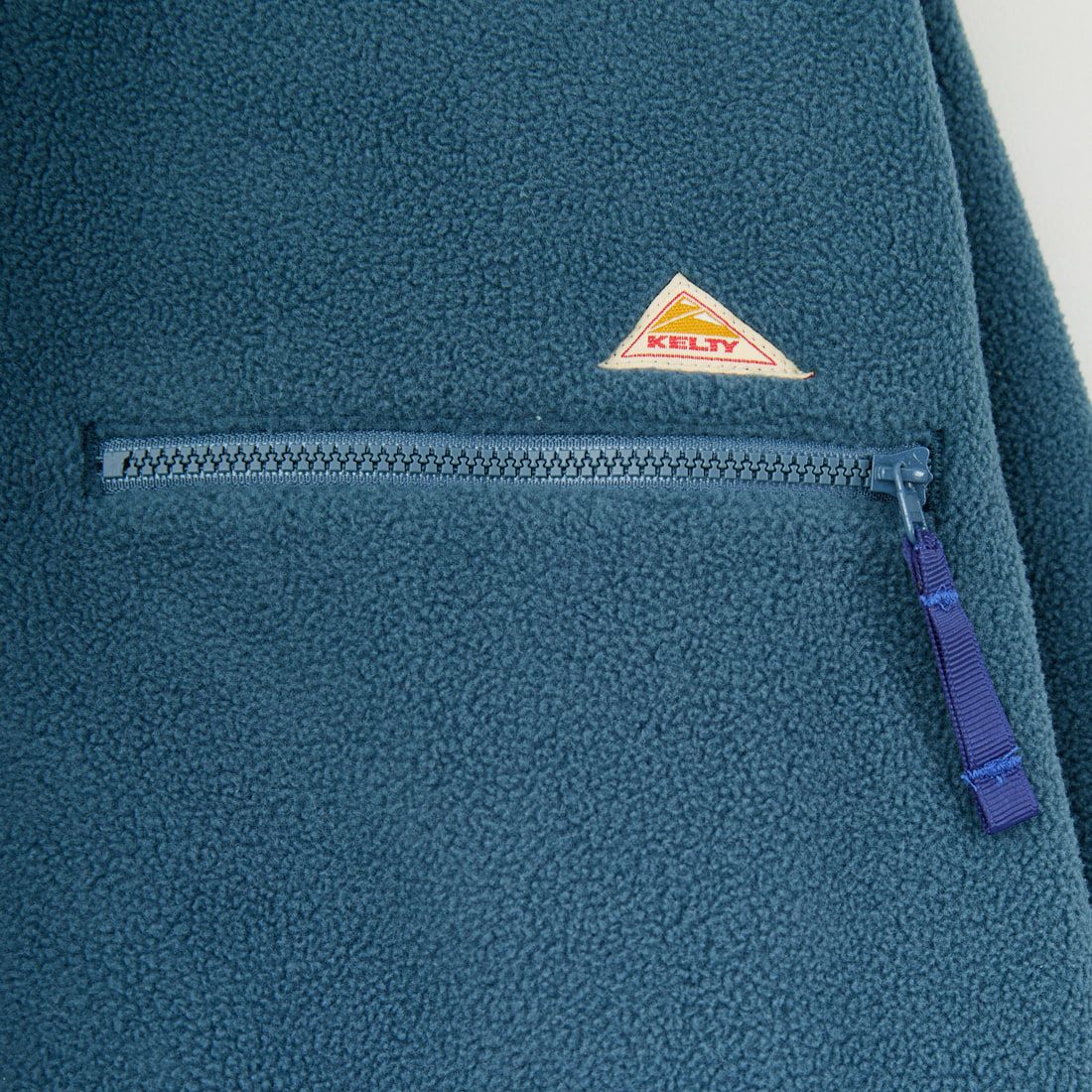 KELTY [ケルティ] 別注 クルーネック フリースカーディガン [KE254W30IN01-JF] BLUE
