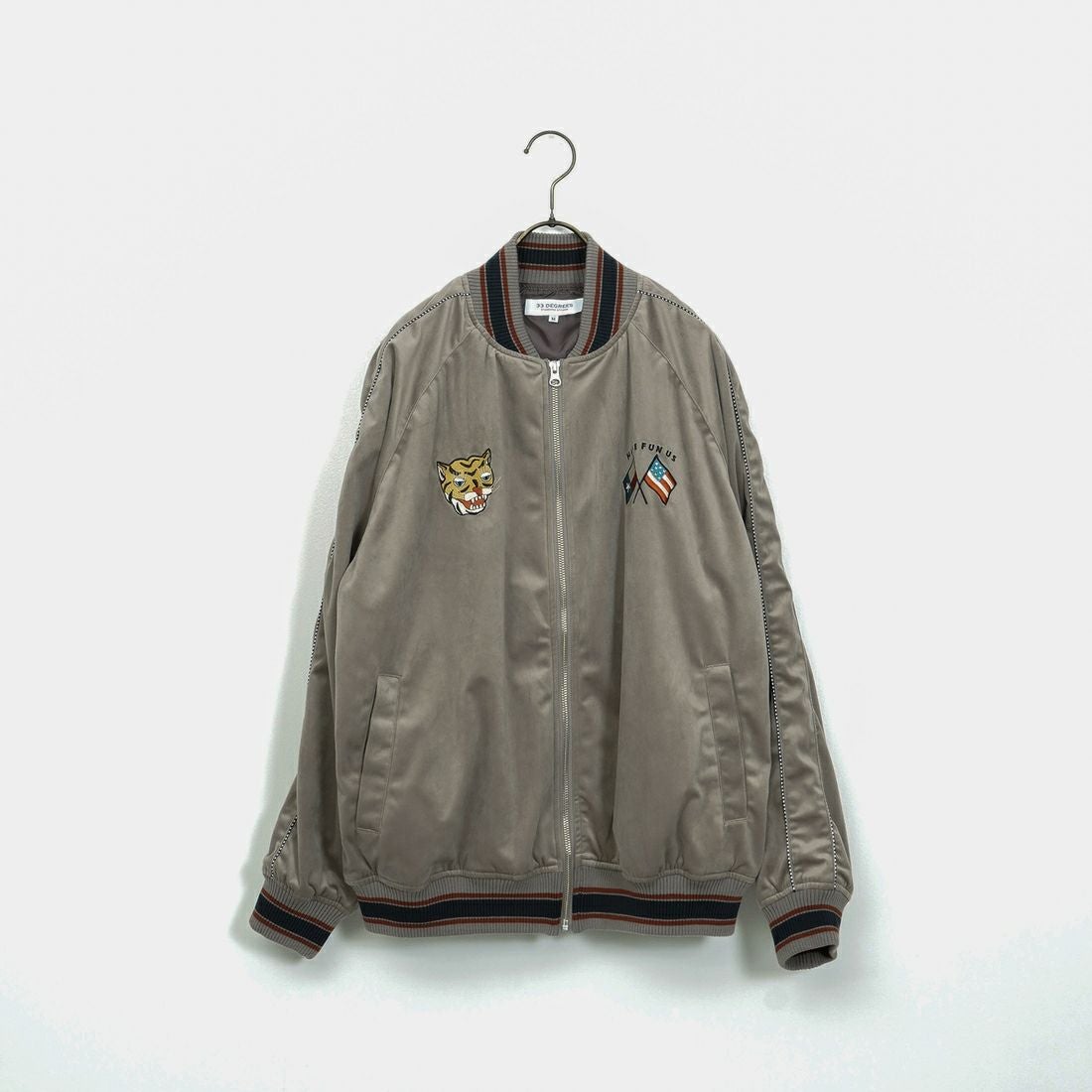 33Degrees [サーティスリーディグリーズ] ベロアスカジャン [TDR-254-061] 38 GRG